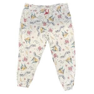 Harry Potter Hogwarts Wizarding World Soft Pajama Pants Sx 3X Wizard Sleep Wear